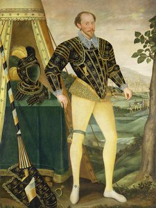 ウィリアムドゥルーリー卿、ホーステッド、サフォーク（1527-79）、1587 作： English School
