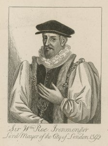 1592年ロンドン市長、ウィリアム・ロー卿、アイアンモンガー 作： English School