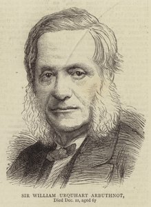 Sir William Urquhart Arbuthnot (彫刻) 作： English School
