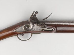小さな鉄の樽型マスケットーン、1751年頃