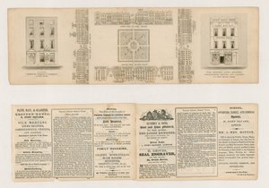ソーホースクエア、タリスロンドンストリートビュー、c 1838 作： English School