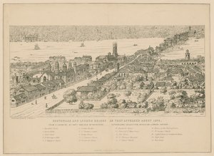 1546年頃に登場したサザークとロンドンブリッジ 作： English School