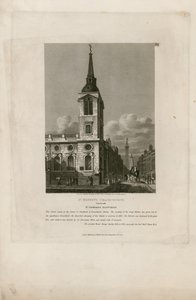 St Leonards Eastcheapと団結したSt Bennets Gracechurch 作： English School