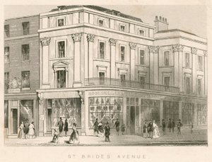 St Brides Avenue、Fleet Street、ロンドン 作： English School