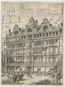 セントジョージズハウス、イーストチープ、ロンドン 作： English School