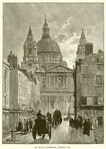 セントポール大聖堂、ロンドン（1890） 作： English School