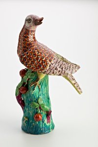 スタッフォードシャーの鳥の図、1750〜1850年頃（陶器） 作： English School