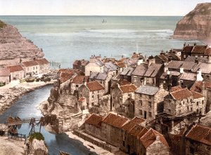 Straithes（ハンドカラー写真） 作： English School