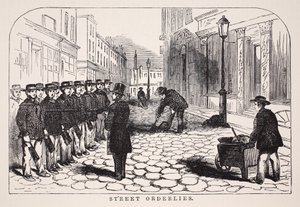 Street Orderlies、ロンドンレイバーのイラスト、ヘンリーメイヒューのロンドンプアー1862 作： English School
