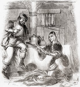 サンプノールとパードナー、オールド・イングランドより：A Pictorial Museum, pub.1847 作： English School