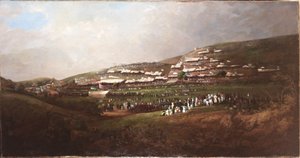 サンダーランド、タンストール・ホープのレース、1835-40年頃（油彩・カンヴァス）