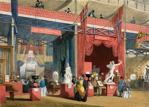 スウェーデンとデンマーク、大展覧会、1851年 作： English School