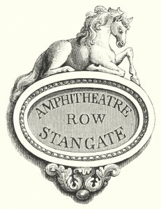 Street-Corners, Amphitheatre Row, Stangate (e.g. for Tablets for Street-Corners, Amphitheatre Row, Stangate (in engraving)) 作： English School