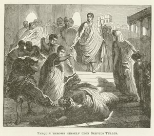 TarquinはServius Tullusに身を投げます 作： English School
