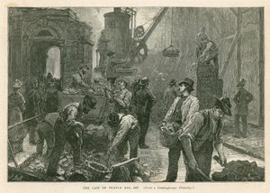 テンプルバー、ロンドン、解体、1877 作： English School