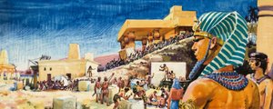 エジプトの寺院建設 作： English School