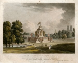 1814年の平和のためのコンコード神殿 作： English School