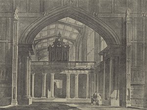 アンテチャペル、1816年（彫刻） 作： English School