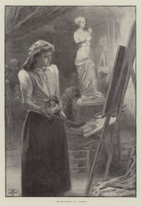 The Art Student（リトグラフ 作： English School