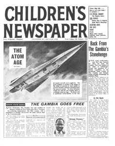 アトム・エイジ、 &39;The Children&39;s Newspaper&39;の1ページ、1965年2月（新聞）