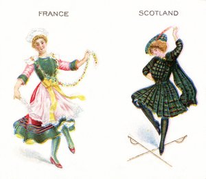 オールド同盟、フランスとスコットランド、1915 作： English School