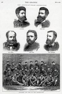 1874年11月14日、グラフィックで公開されたオーストリアの北極探検隊 作： English School