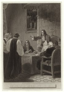 枢密院前の司教1688 作： English School