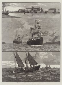 The Boston (Linconshire) Deep-Sea Fishery (Engraving) 作： English School
