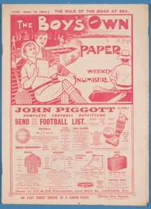 ボーイズ・オウン・ペーパー、1904年（印刷） 作： English School