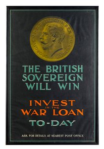 The British Sovereign Will Win, WWI war loan poster 作： English School