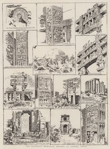 インド・サンチの仏舎利塔（彫刻 作： English School