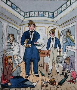 小屋」、ロジェ・ブックムの「De Paris a Douvres」より 作： English School
