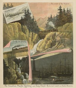 カナダ太平洋鉄道とスエズ運河。私たちの東の所有への二つの短い道 作： English School