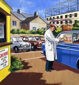 駐車場係員 作： English School