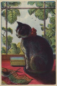 ザ・キャット（カラーリトグラフ） 作： English School