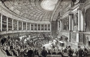 1891年の「レジャーアワー」にあるパリ下院議員 作： English School