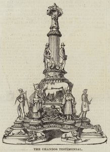 The Chandos Testimonial (e.g. engraving) 作： English School