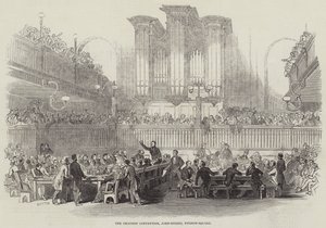 The Chartist Convention, John-Street, Fitzroy-Square (e.g. engraving) 作： English School