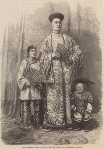 チャイニーズジャイアントチャンと妻と付き添いの小人 作： English School