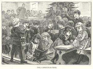 クリスマスツリー（エングレーヴィング） 作： English School