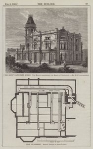 "The Cliff, Eastbourne, Sussex, and with Special Arrangements for Smoke and Ventilation, Mr H H Vale, Architect (carving) 作： English School