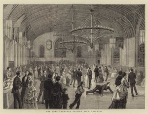 The Corn Exchange Skating Rink, Brighton (Engraving) 作： English School