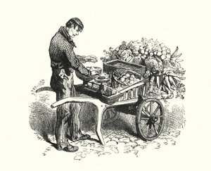 The Costermonger (彫刻) 作： English School