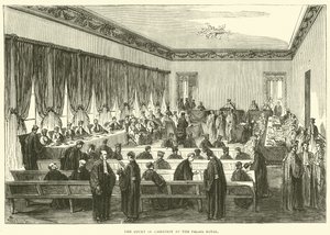 1871年5月、パレロワイヤルにある破産裁判所 作： English School