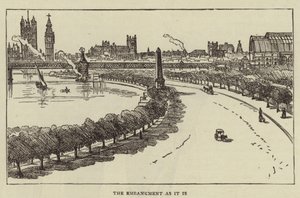 The Embankment as it is (e.g. engraving) 作： English School