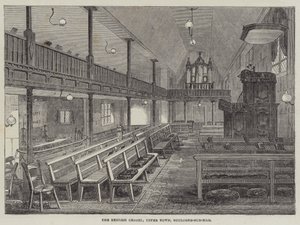ブーローニュ＝シュル＝メールの上町にある英国式チャペル（彫刻作品 作： English School