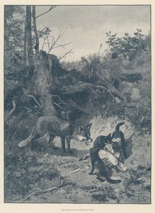 The Fate of our Christmas Goose (Engraving) 作： English School