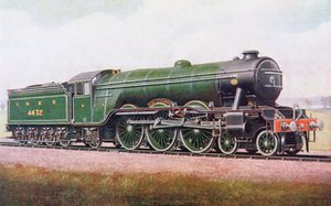 ロンドンとノースイースタン鉄道のフライングスコッツマン、G。ギバードジャクソンによる機関車の本のイラスト、1924年発行