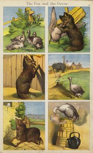 The Fox And The Geese（カラーリトグラフ版 作： English School