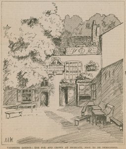 フォックスアンドクラウン、ハイゲート、ロンドン 作： English School